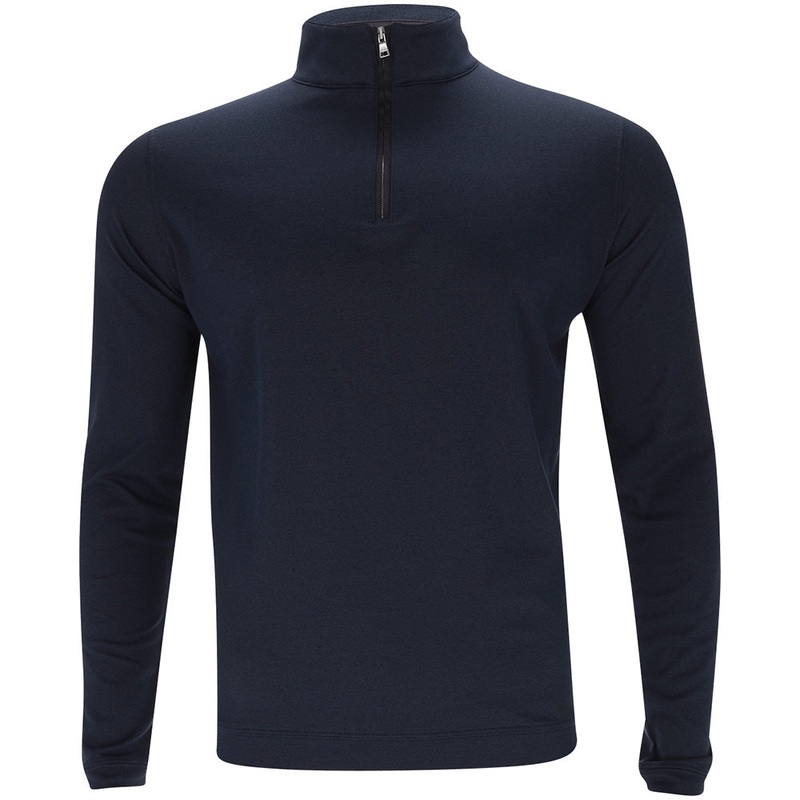 Albatross Cotton-Blend Piqu 1/4 Zip