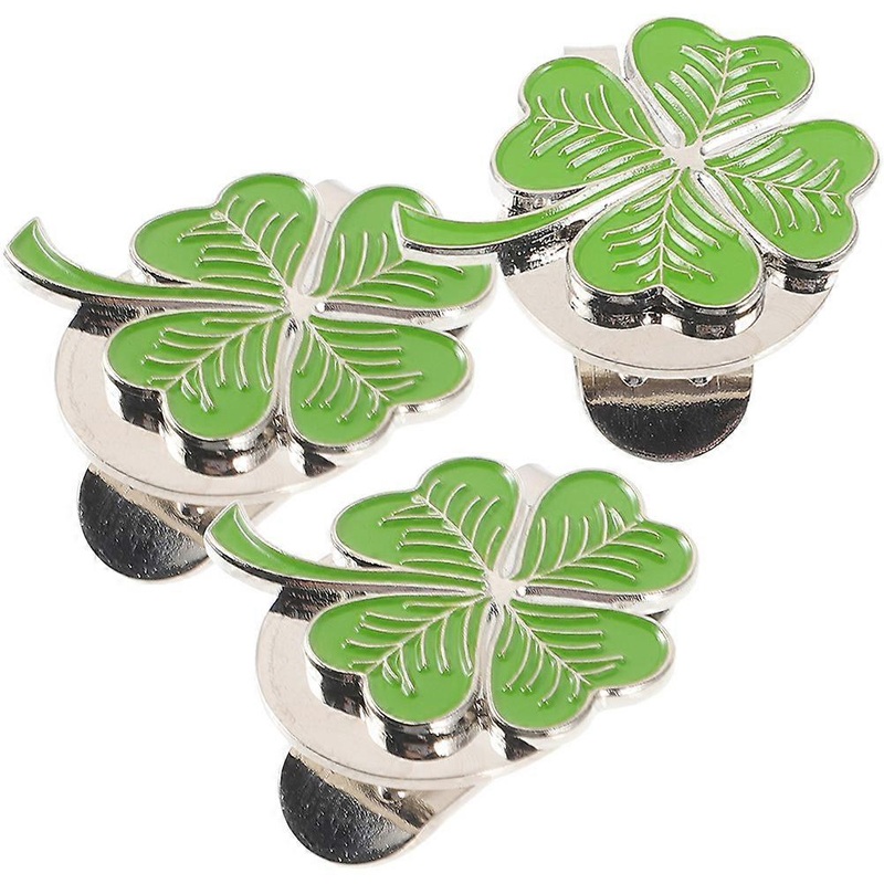 Golf Marker Hat Clip Polishing Technology Durable Material For Golf Cart Hat Metal Hat Clip 3Pcs