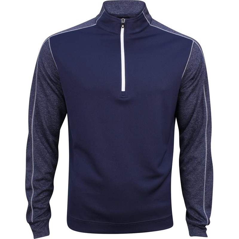 Tonal Heather 1/2 Zip Midlayer