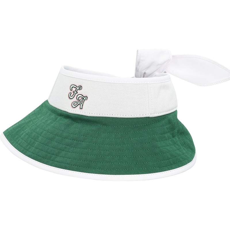Women’s June Visor|White/Green|One Size Fits Most