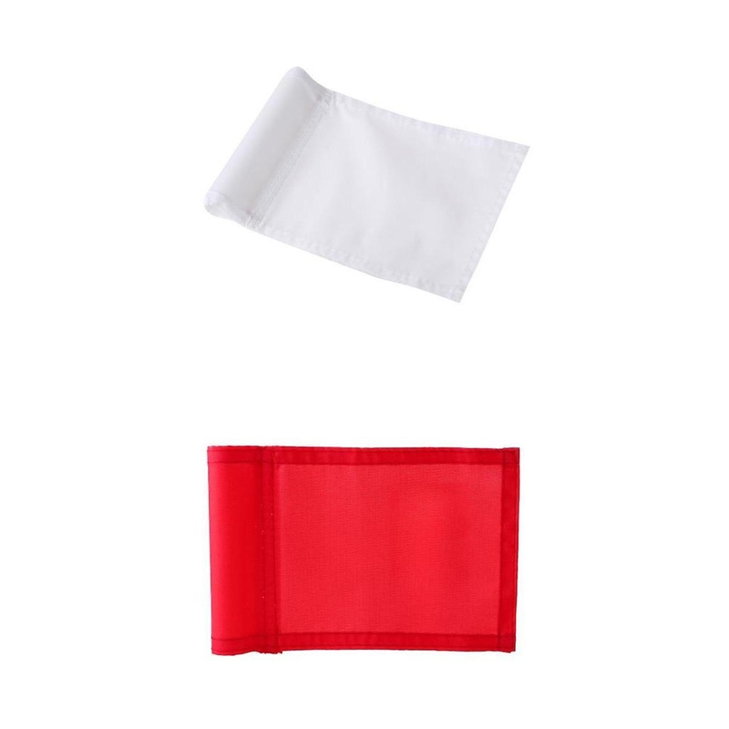 2pcs utting Green Golf Solid Flag Golf Backyard Practicing Target Aids