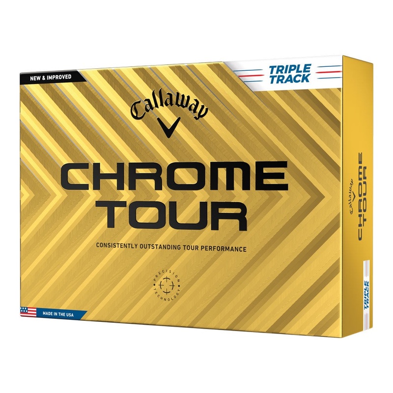 Callaway Chrome Tour ’24 Triple Track Golf Balls – Dozen