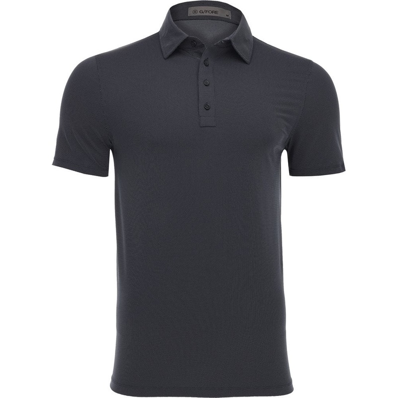 Italian Birdseye Tech Polo|Onyx|XX-Large