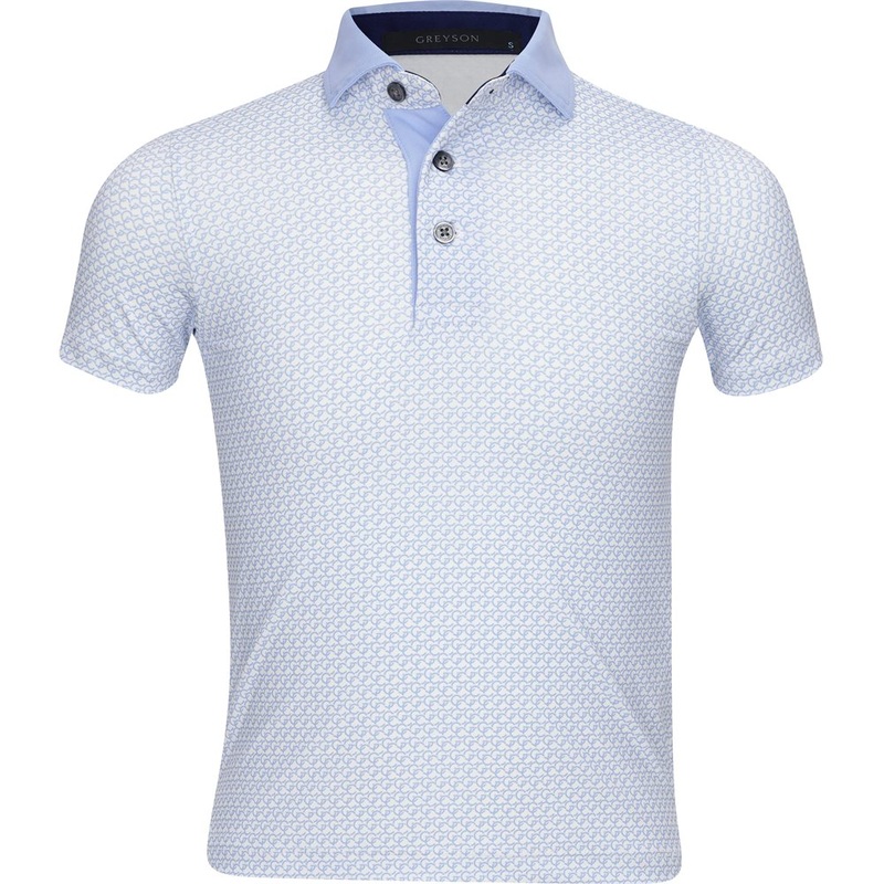 Juniors’ Chain Linked Polo|Arctic|Medium|Large|X-Large