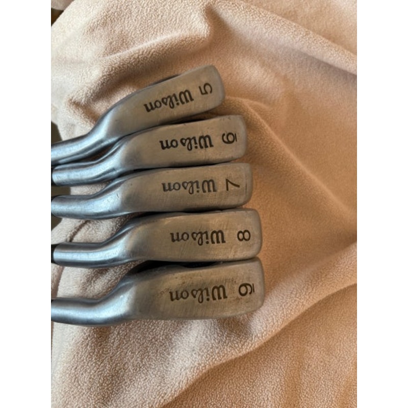 Men’s Wilson Optimax Right Handed Iron Set Uniflex 5 Pieces Steel Shaft (Used)