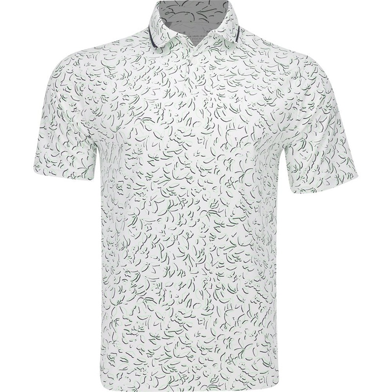 UA Iso-Chill Verge Floral Lines Polo
