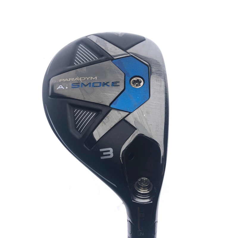 Used Callaway Paradym Ai Smoke 3 Hybrid / 18 Degrees / Regular Flex
