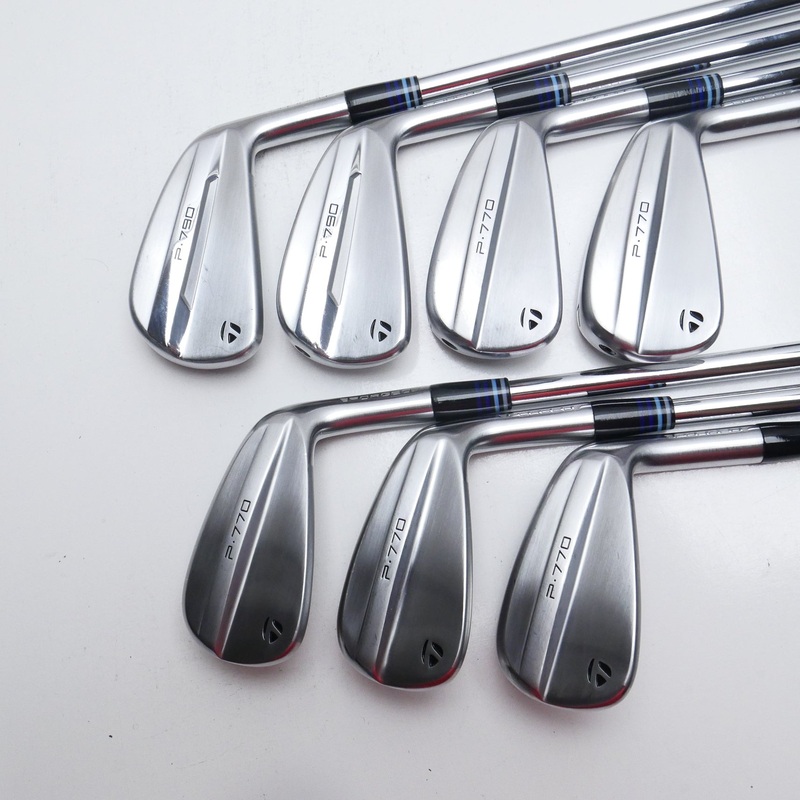Used TaylorMade P770 2024 & P790 2025 Combo Iron Set / 4 – PW / Stiff Flex