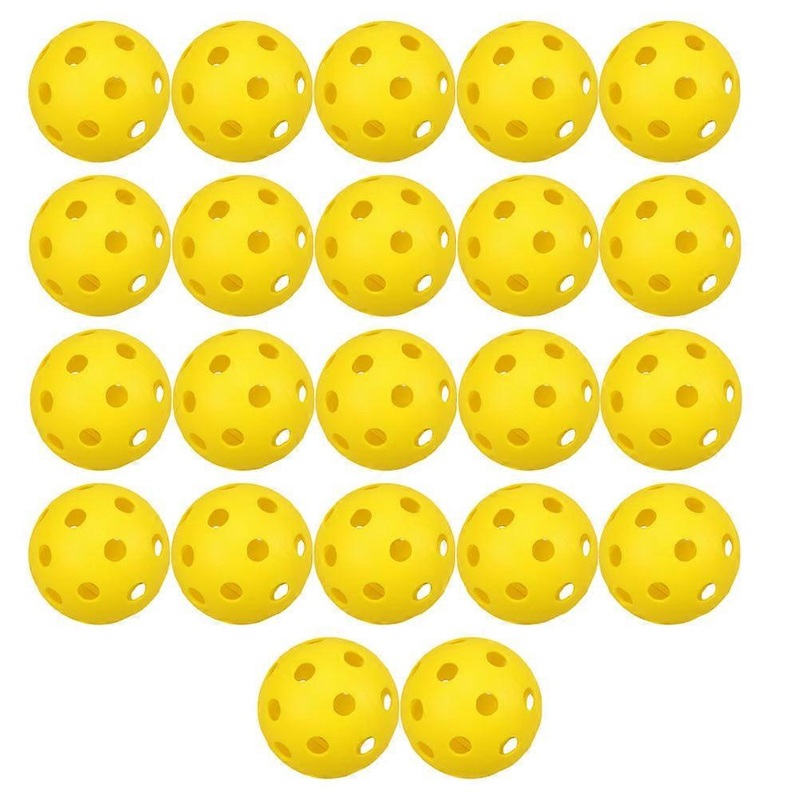 Wear-Resistant Practice Golf Balls Round Shape for Indoor and Outdoor Use 22Pcs