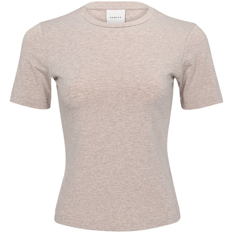Women’s Regina Fitted Tee|Taupe Marl|Black|White|X-Small|Small|Medium|Large|XX-Small|X-Large