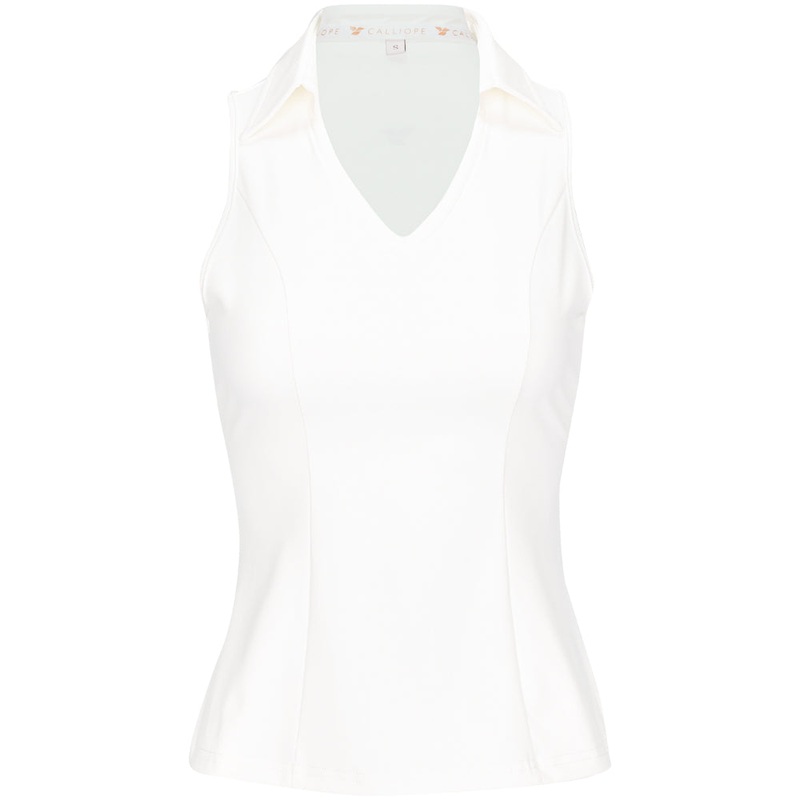 Women’s Vita Sleeveless Polo|White|Navy|Black|X-Small|Small|Medium|Large|X-Large