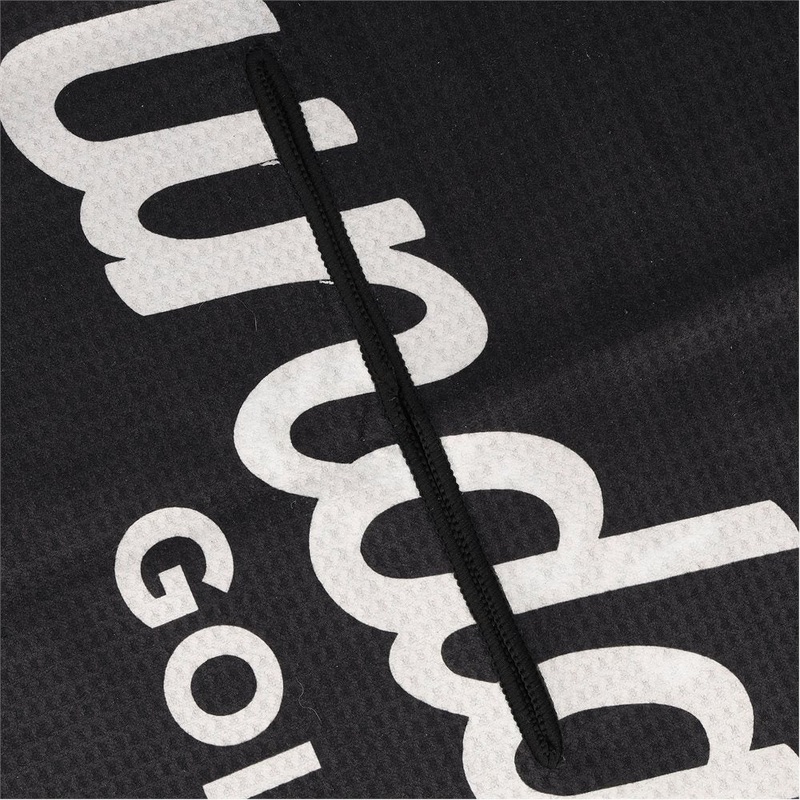 Classic Golf Towel|Black/White Print|40×14