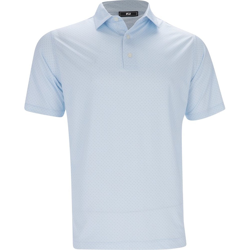 Loop Lisle Polo|White/Skyway|Medium|Large|X-Large