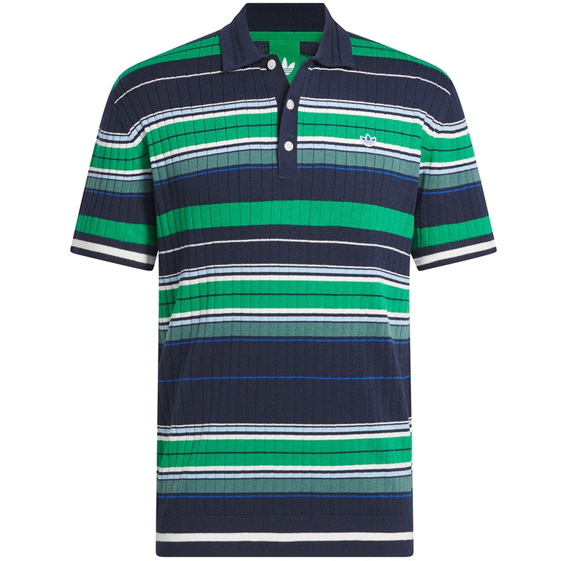 Originals Knit Polo|Night Indigo/Green|Small|Medium|Large|X-Large|XX-Large