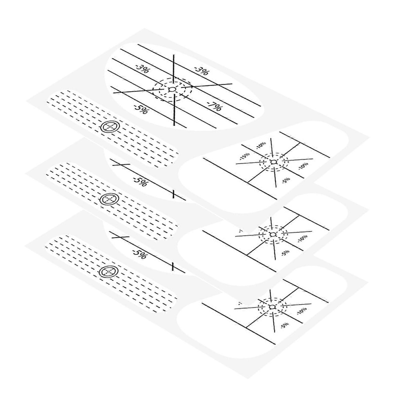 50 x golf club head stickers, practice aid, tool, golf practice accessories