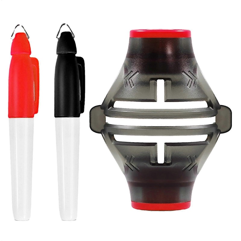 Ball Marker 360 Degree Golf Ball Marker High Precision Alignment Tool Stainless Steel Standard Size