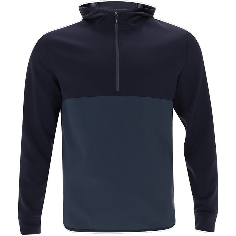 Iversons Hooded 1/4 Zip|Navy|Small|Medium|Large|X-Large|XX-Large