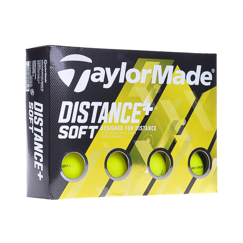 TAYLORMADE Distance + Soft (2020) (Yellow) Golf Ball