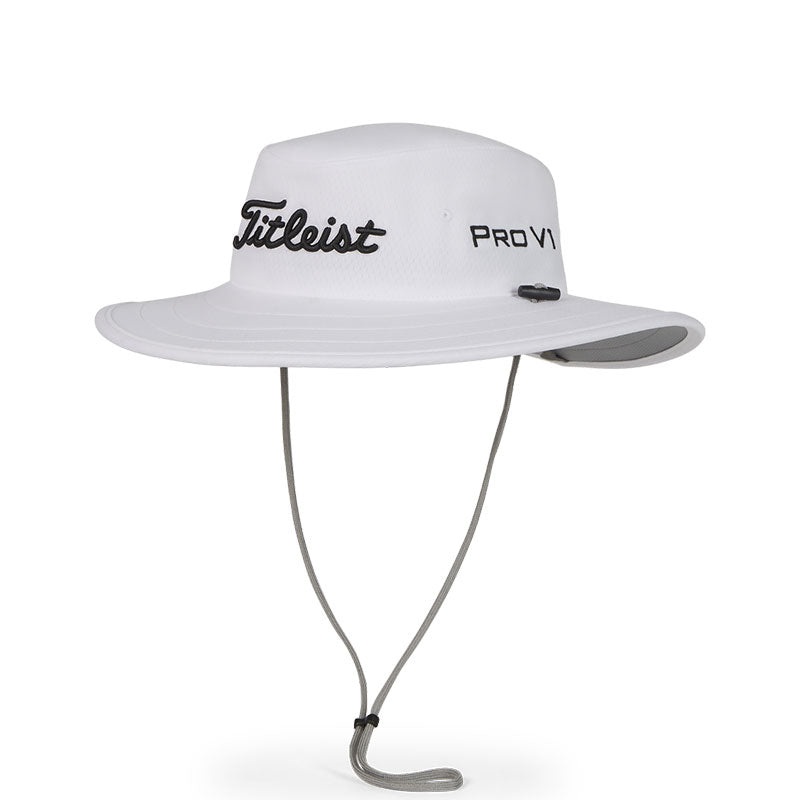 TITLEIST Tour Aussie Hat (White/Black)