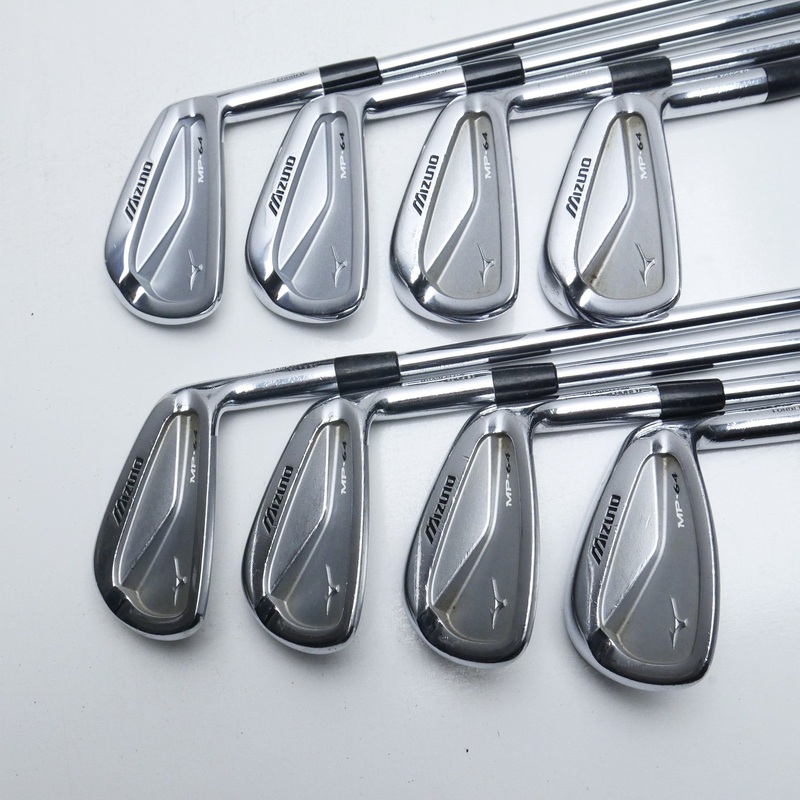 Used Mizuno MP-64 Iron Set / 3 – PW / Stiff Flex