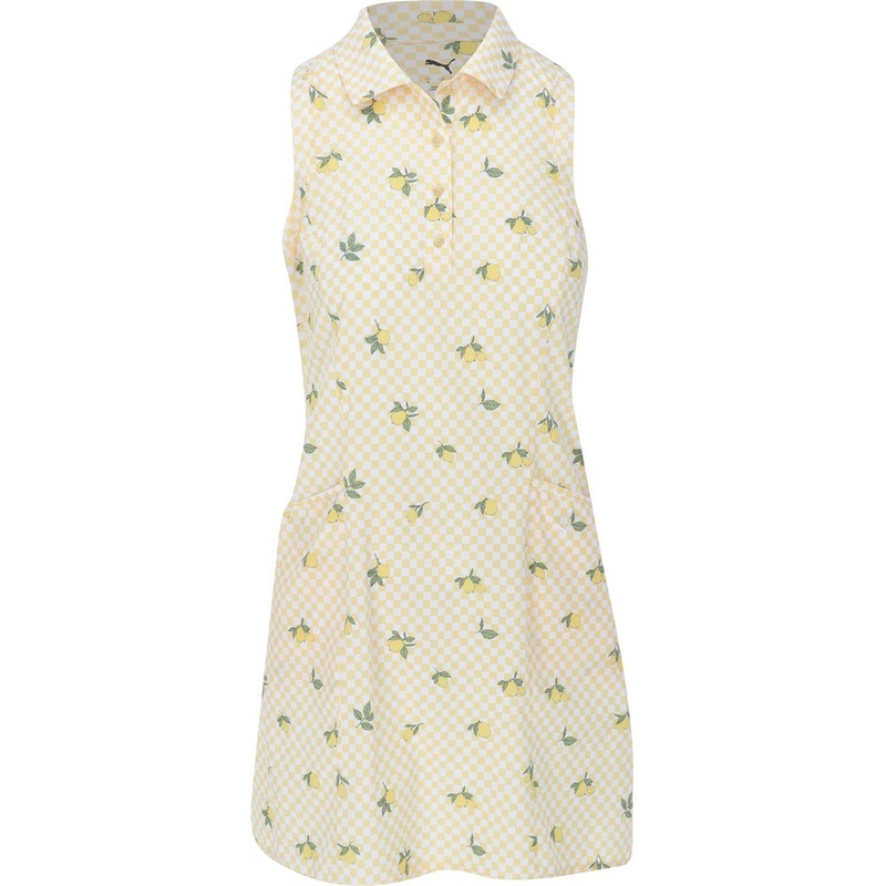 Women’s Lemons Woven Dress|Sunny Yellow|Small|Medium|Large|X-Large