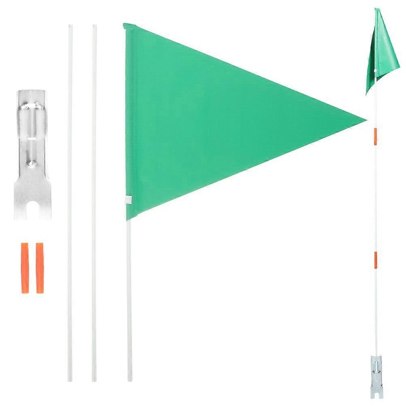 2 Sets of Rear Bike Flag Wear-resistant Cycling Flag Professional Kids Safety Flag Cycling Flag