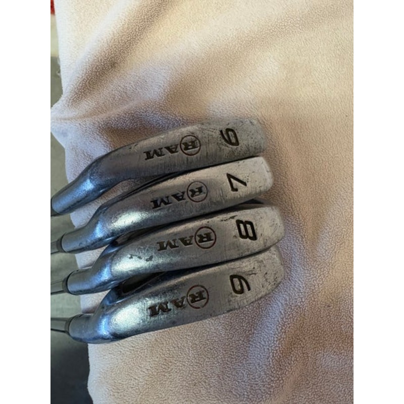 RAM ZX Right Handed Iron Set Uniflex 4 Pieces Steel Shaft (Used)