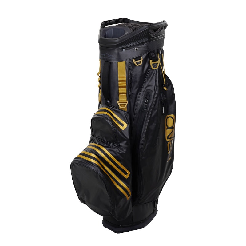 SUN MOUNTAIN 9 H2NO Lite Cart Bag (Steel/Black/Gold)