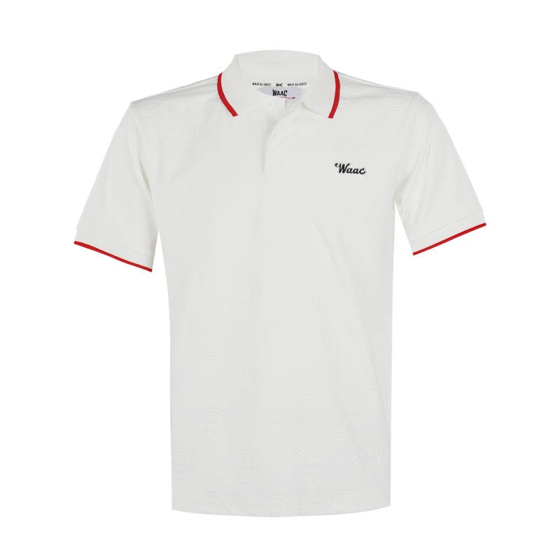 WAAC Men’s Jacquard Polo (White)