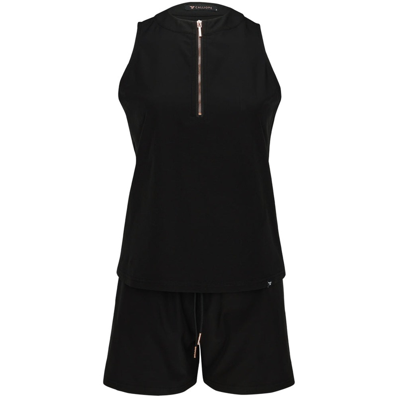Women’s Nym Two Piece Romper|Black|X-Small|Small|Medium|Large|X-Large