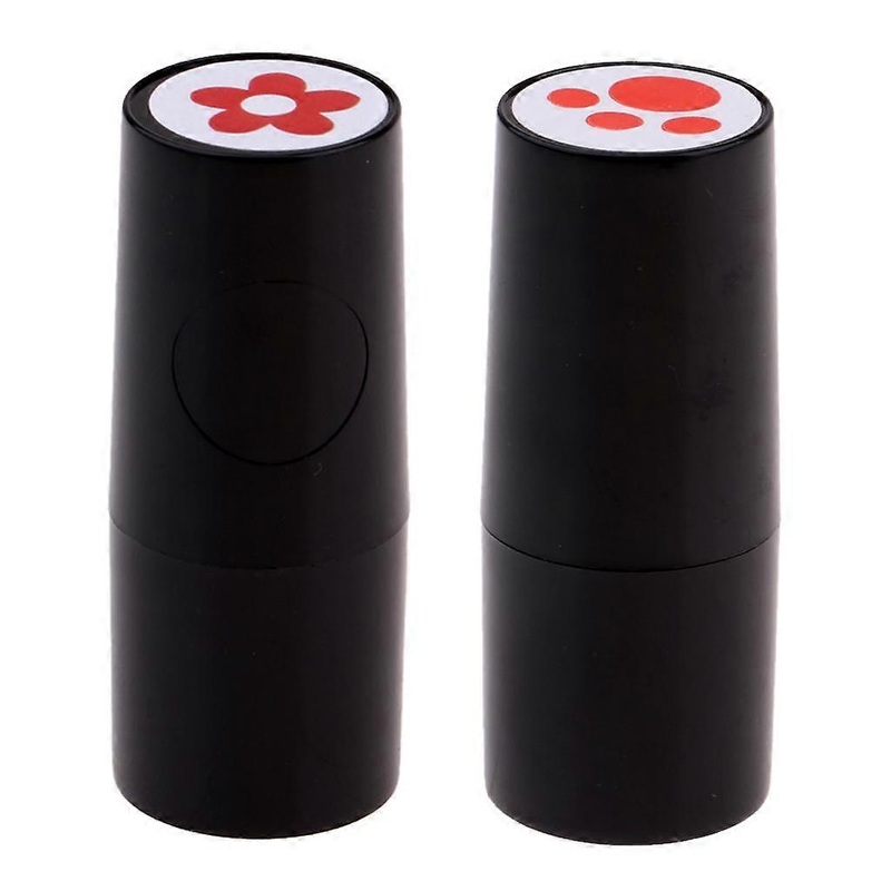 2pcs Plastic Golf Ball Stamper Golf Club Accessories Flowers &
