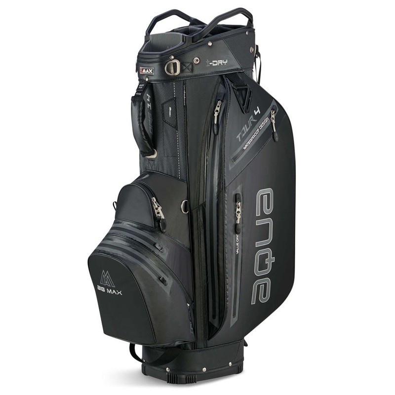 BIG MAX Aqua Tour 4 Cart Bag|Black|Off White/Navy/Red|Red/Black