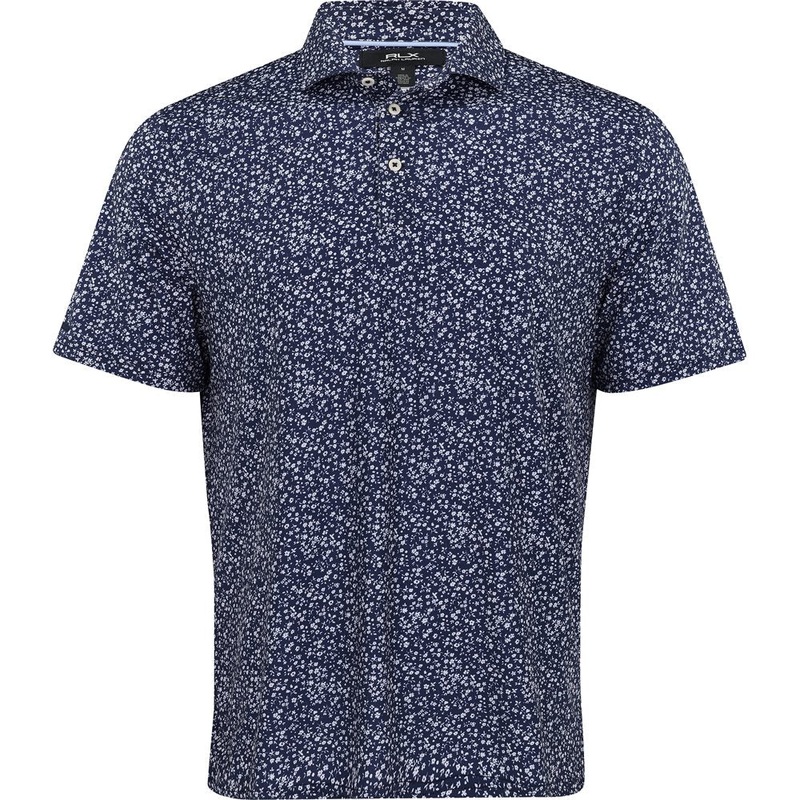 Classic Fit Performance Polo|Navy Floral Micro Toss Floral Refined Navy|Micro Toss Faded Mint|Small|Medium|Large|X-Large|XX-Large