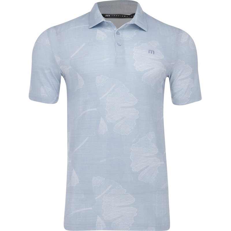 Featherweight Mist Polo|Heather Dusty Blue|Small|Medium|Large|X-Large|XX-Large