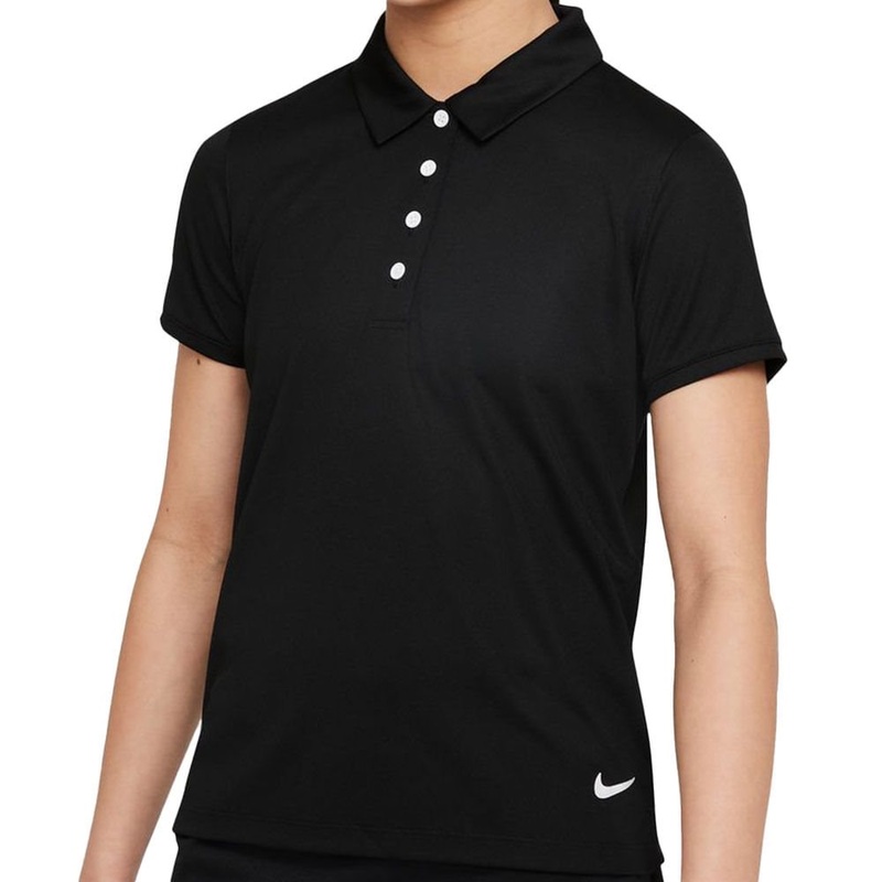 Girls Dri-Fit Victory Polo|Black/White|White/Black|Small|Medium|Large|X-Large|X-Small