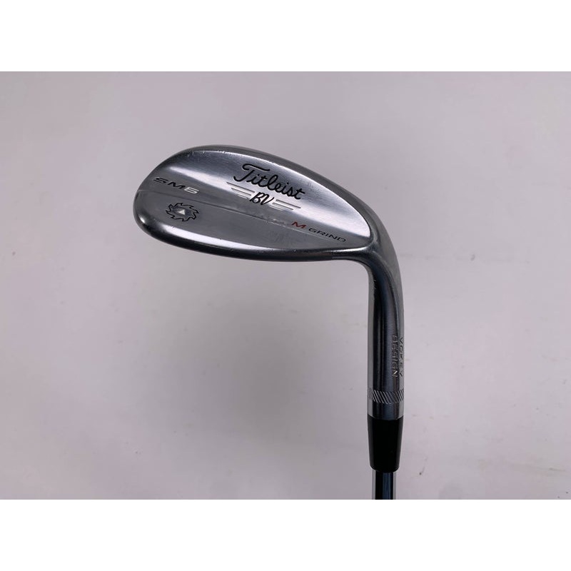 Titleist Vokey SM6 Tour Chrome Lob Wedge LW 58* 8 M-Grind Wedge Mens RH +2