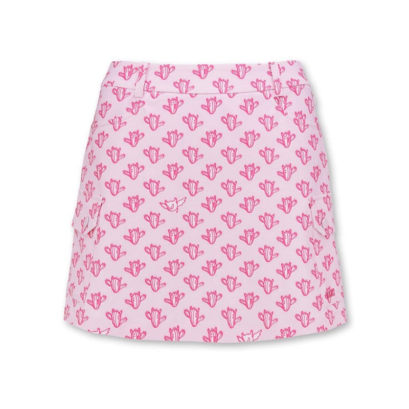 WAAC Athletic Cacti Cargo Skort (Pink)