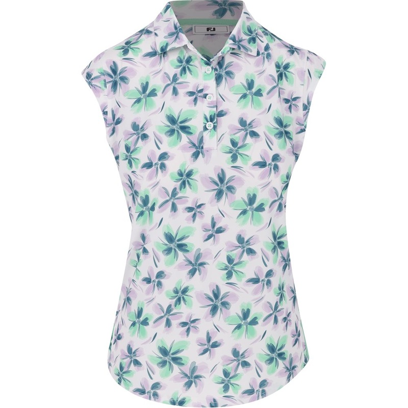 Women’s Cap Sleeve Floral Polo