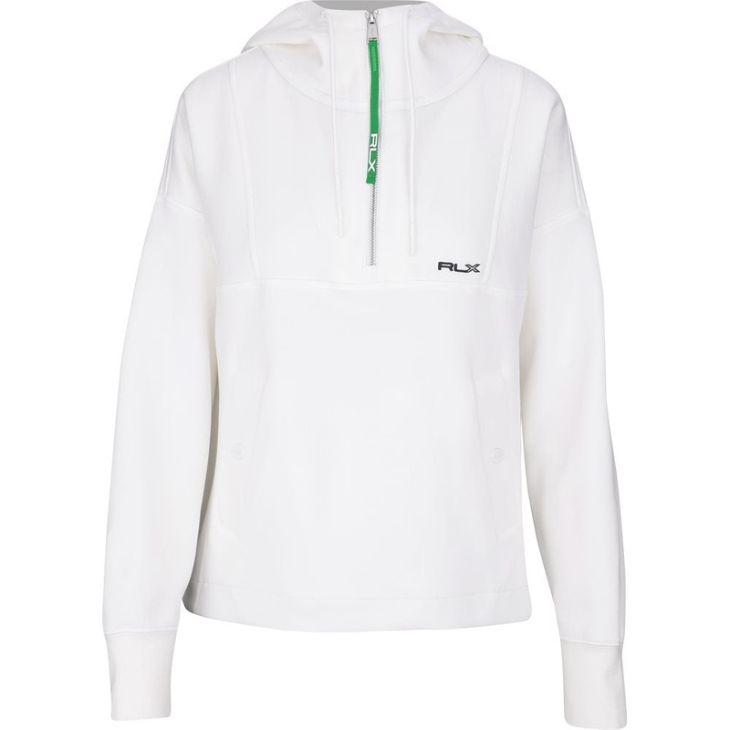 Women’s Double Knit Tech 1/2 Zip Hooded Jacket