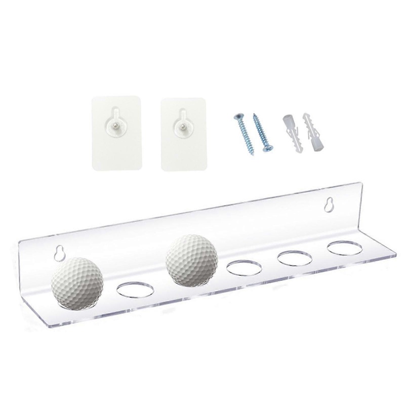 Golf Ball Shelf Wall, Golf Ball Display Stand  Floating Rack Made of Acrylic