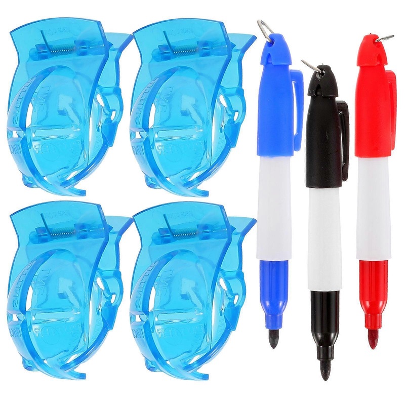Golfing Accessories Golfing Ball Marker Pens Portable Tool For Golf Enthusiasts 7Pcs