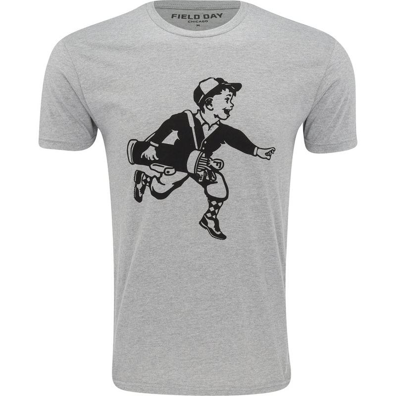 Run Boy Golf Tee|Light Gray Heather|Indigo Heather|Small|Medium|Large|X-Large|XX-Large