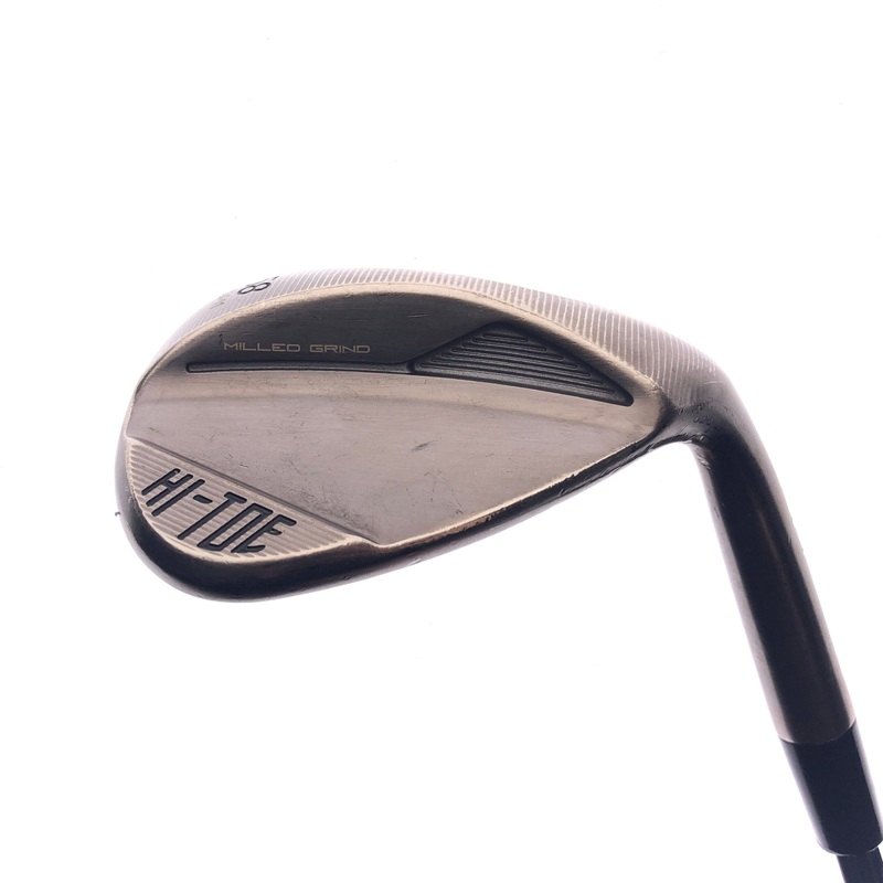 Used TaylorMade Milled Grind Hi-Toe 4 Cop Lob Wedge / 58.0 Degrees / Wedge Flex