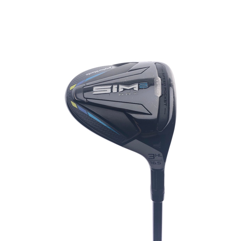 Used TaylorMade Sim2 Max 3 HL Fairway Wood / 16.5 Degrees / VeloCore Stiff Flex