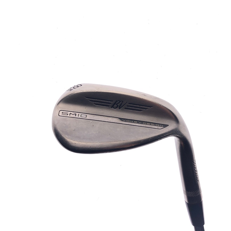 Used Titleist Vokey SM10 Nickel Lob Wedge / 58.0 Degrees / Stiff Flex