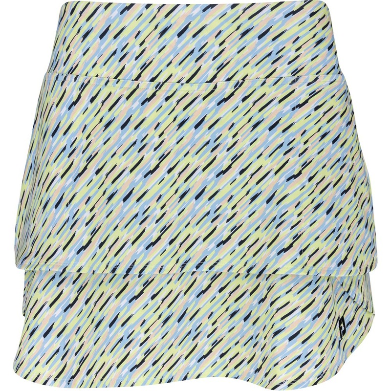 Women’s Layered Skort|Black/Multi|X-Small|X-Large