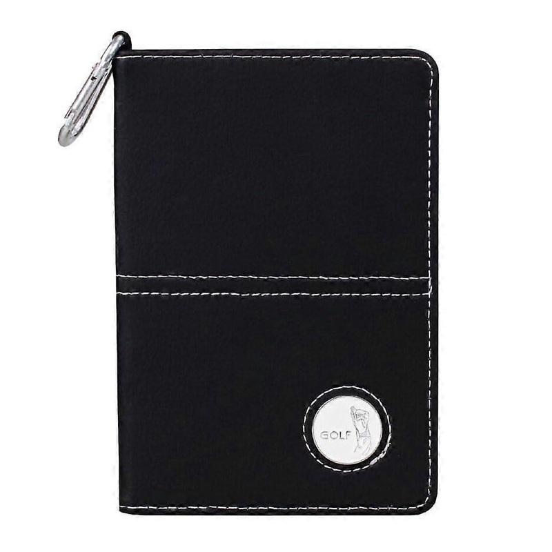 Leather Scorecard Holder With Hook Ball Marker, Scorecard Book, YardageBook Cover, Golf Accessories