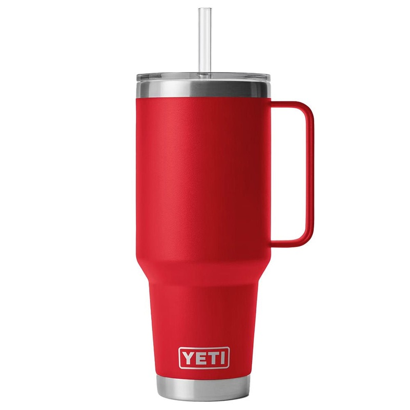 Rambler 42 oz Straw Mug|Tropical Pink|Seafoam|Red|Key Lime|Peach|Cape Taupe