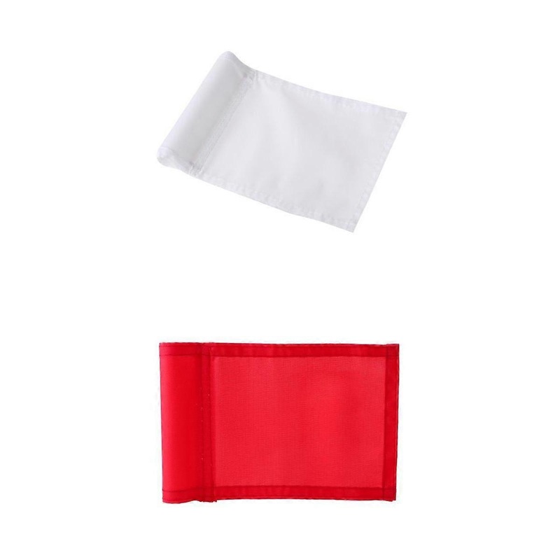 2pcs Golf Putting Green Flag Backyard Practice Marker Symbol Aids Flags