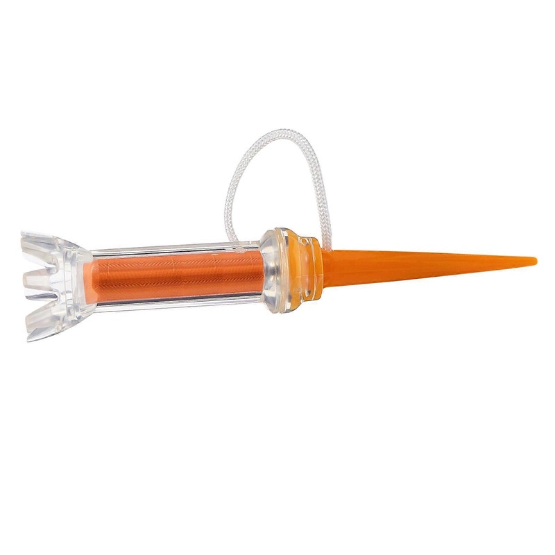 Golf Tee Hanger Claw Shaped Golfs Tees Improves Accuracy Portable Orange 90mm 1Set